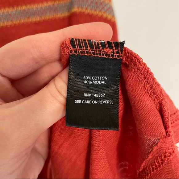 NEW NWT TORRID 3 Plus Size Super Soft Smocked High Neck Babydoll Top Orange Tank - Picture 11 of 15